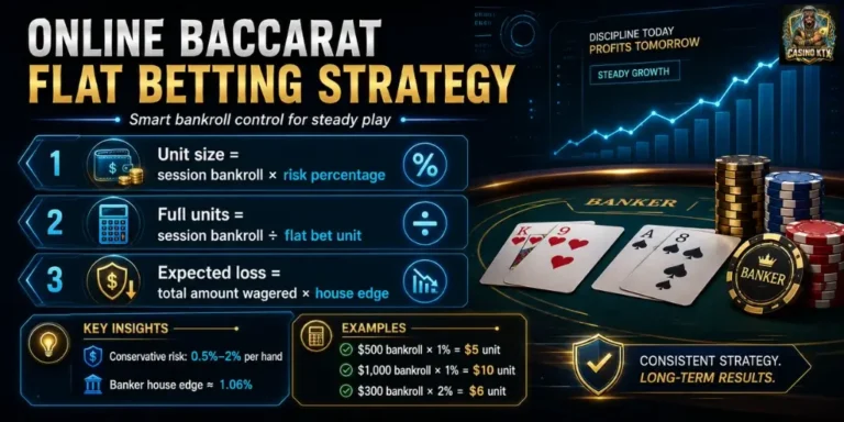 flat betting baccarat live strategy